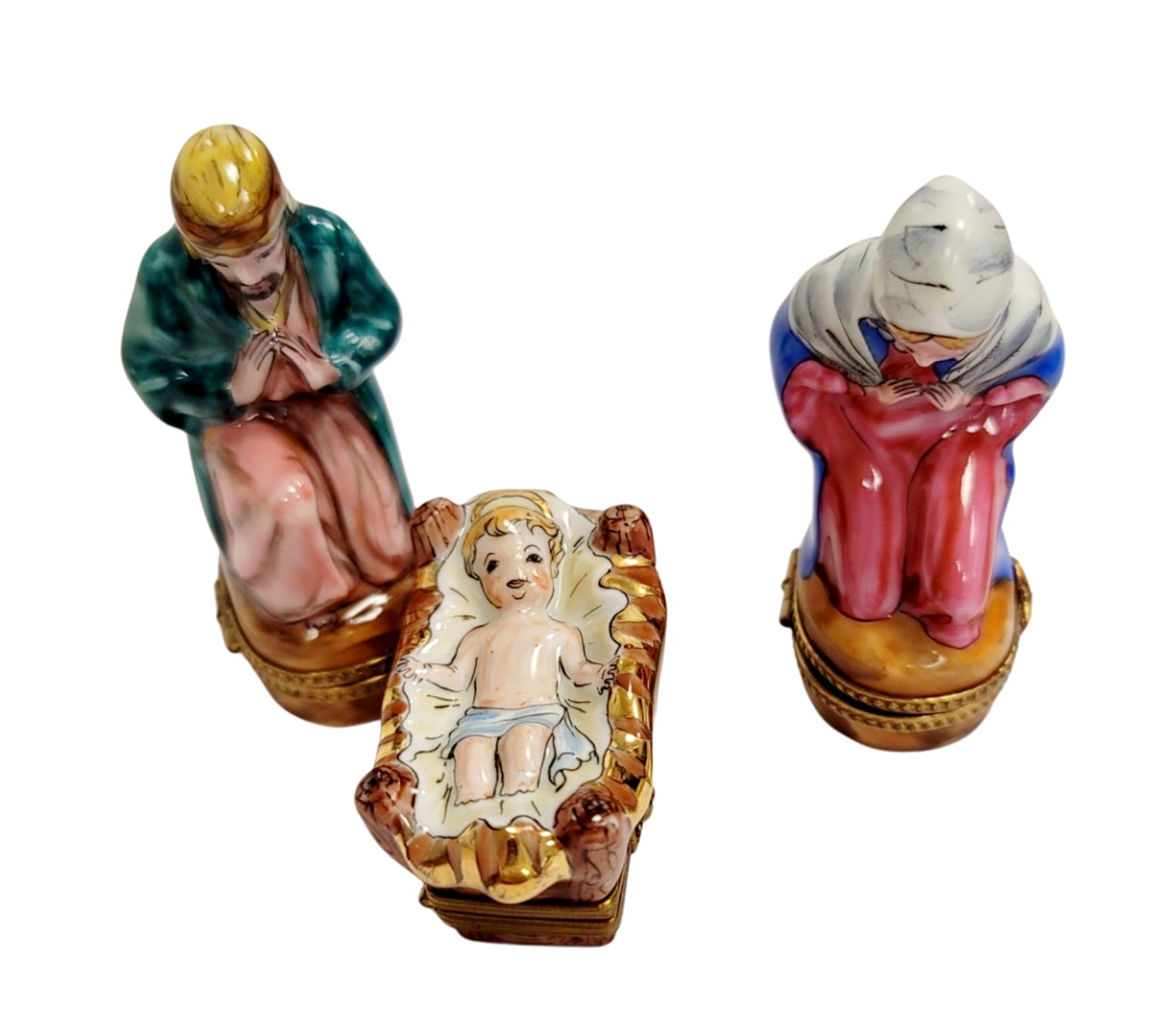 3pc Nativity Set - Mary, Joseph, Baby