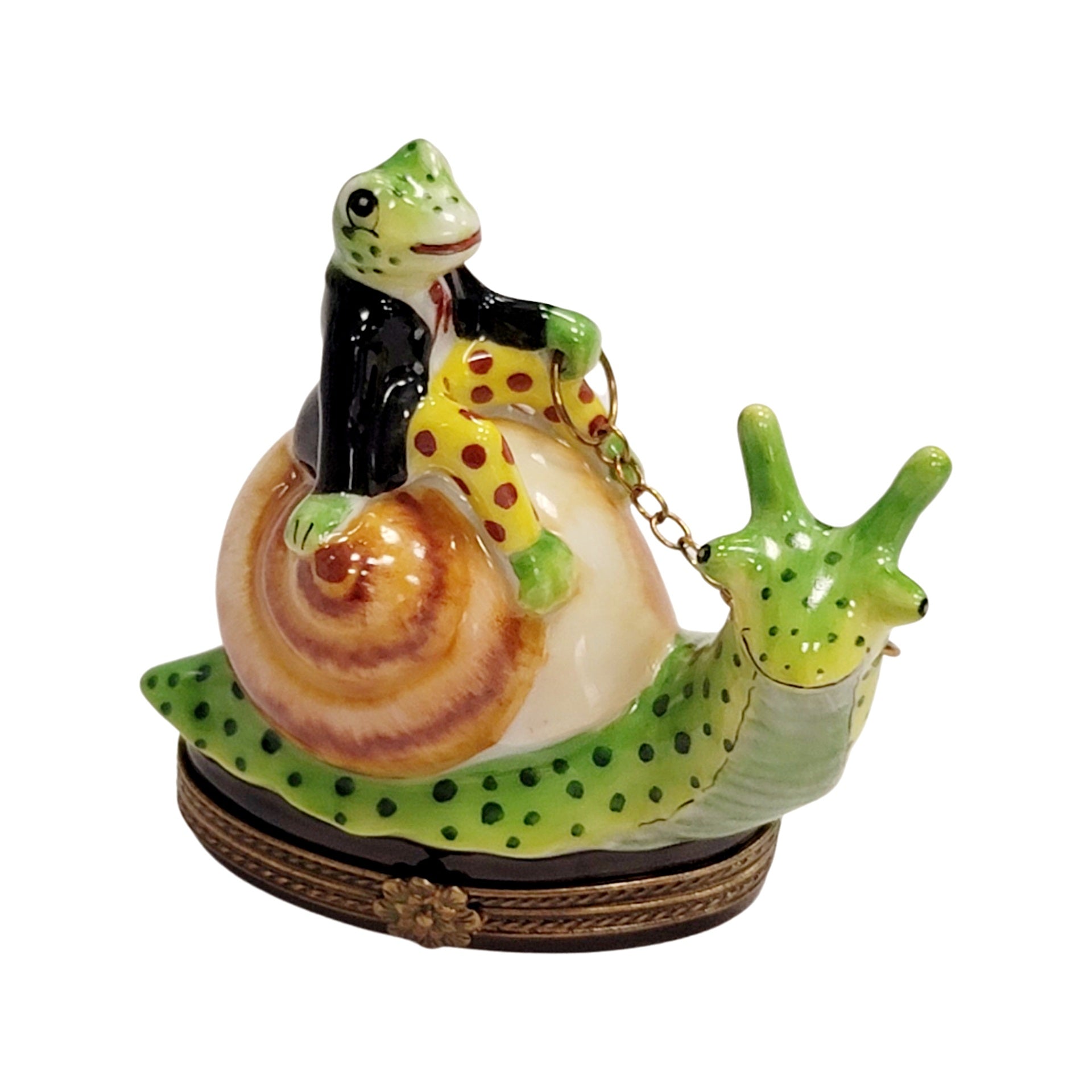 Frog Lover Xmas Gift Santa Riding Frog for Christmas present