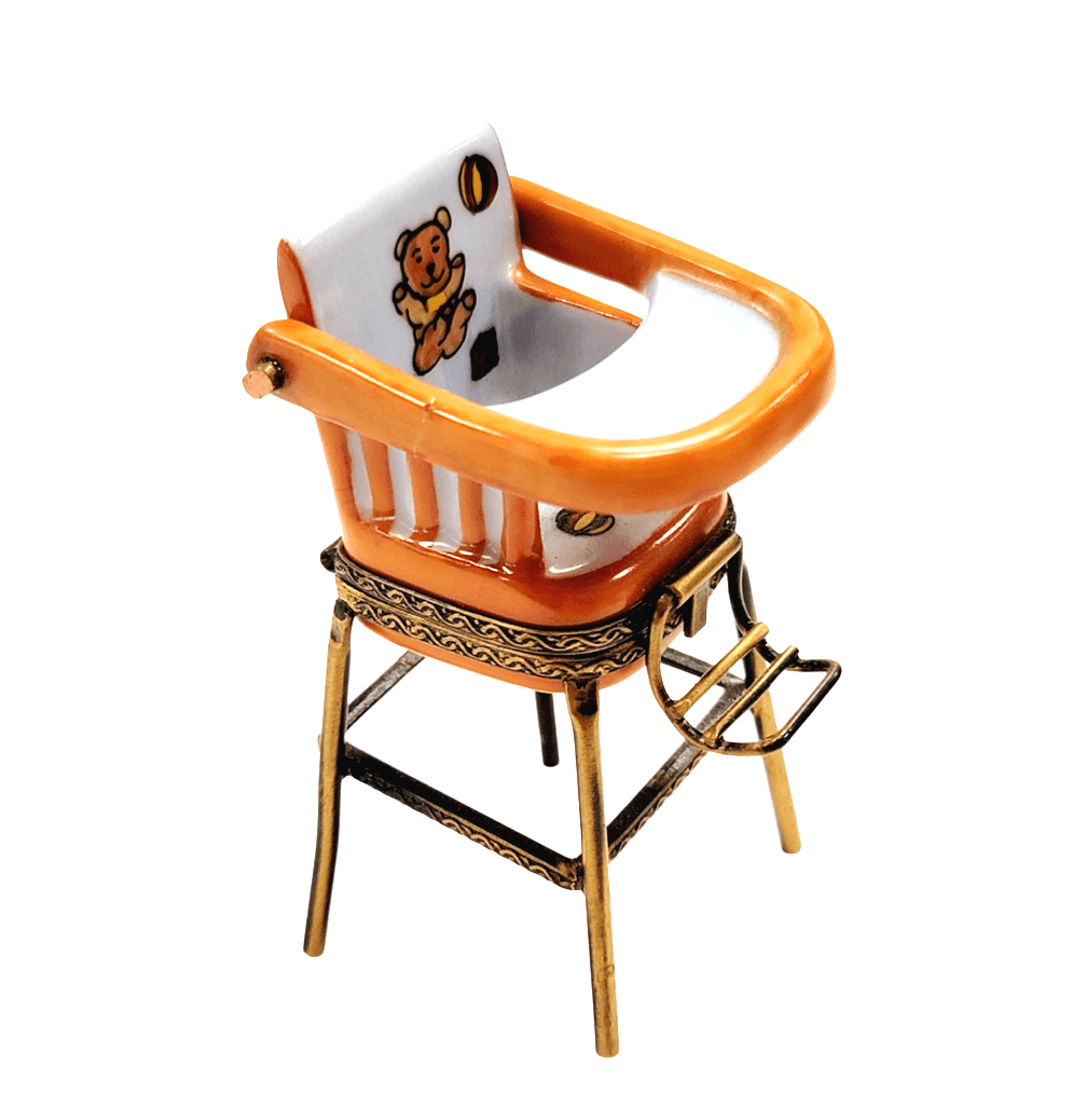 Orange Baby High Chair