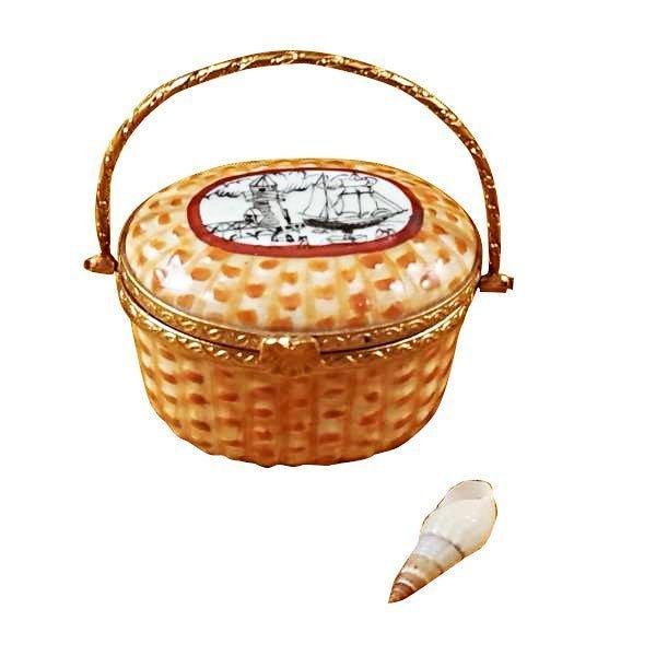 Nantucket Basket with Lighthouse — {{ shop }}