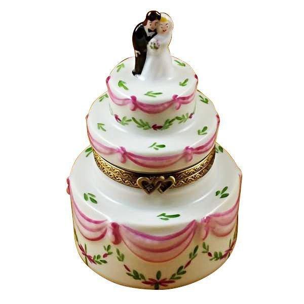 Peint Main Birthday Cake Limoge Trinket Box Home Decor 2024