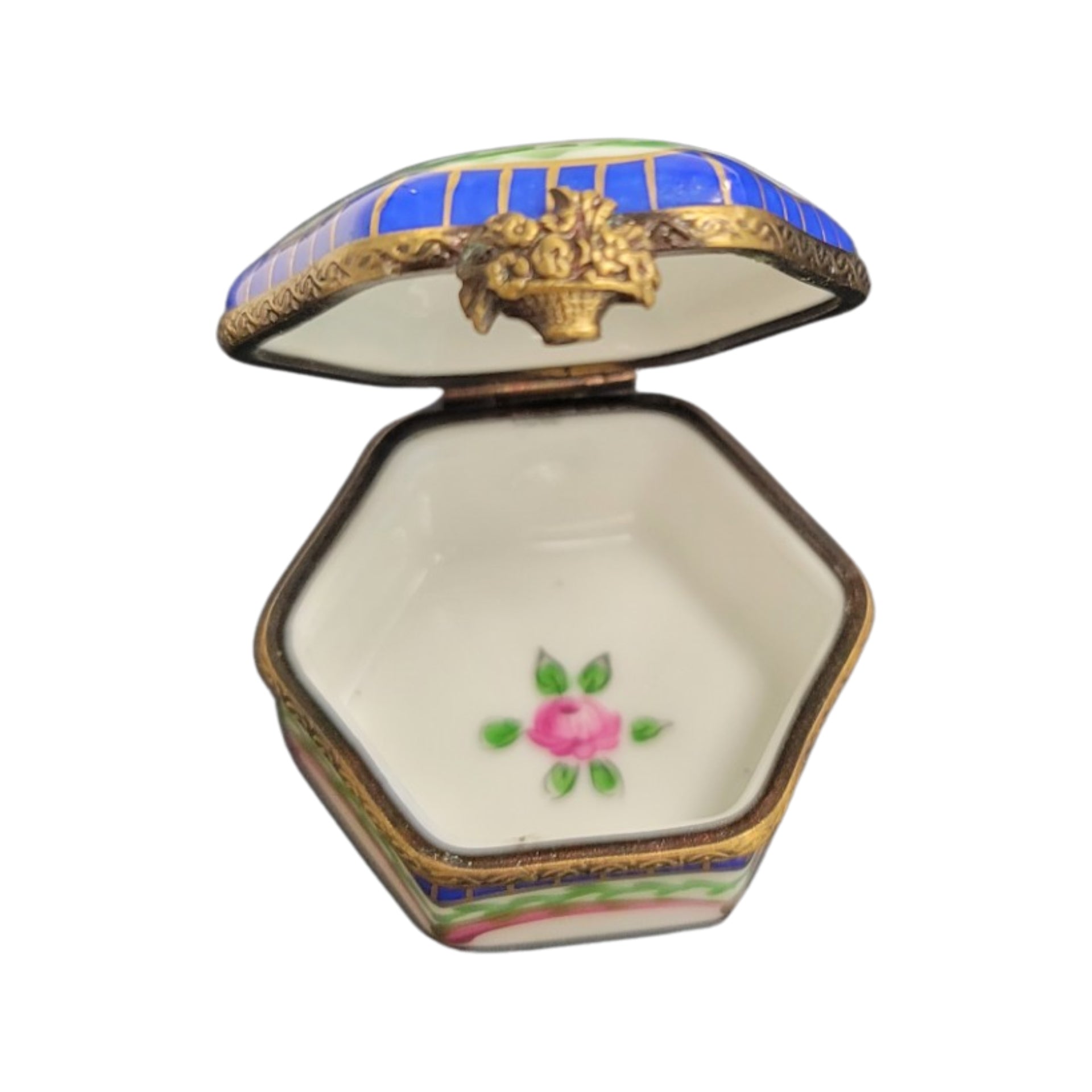 Porcelain outlet Limoges pill box