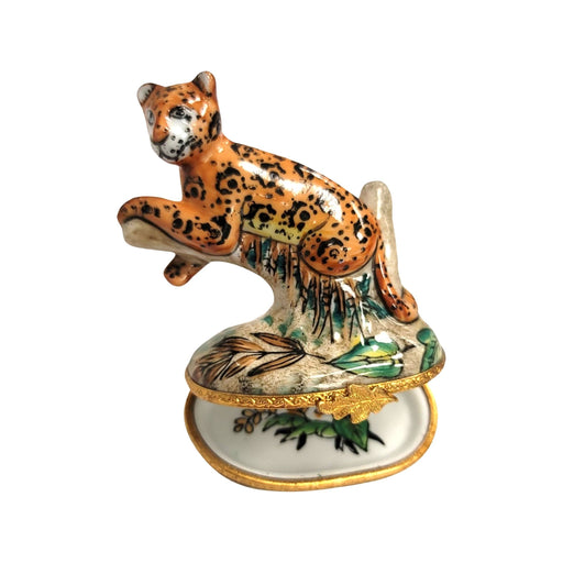 Cat Figurines Limoges Boxes - French Handcrafted Porcelain