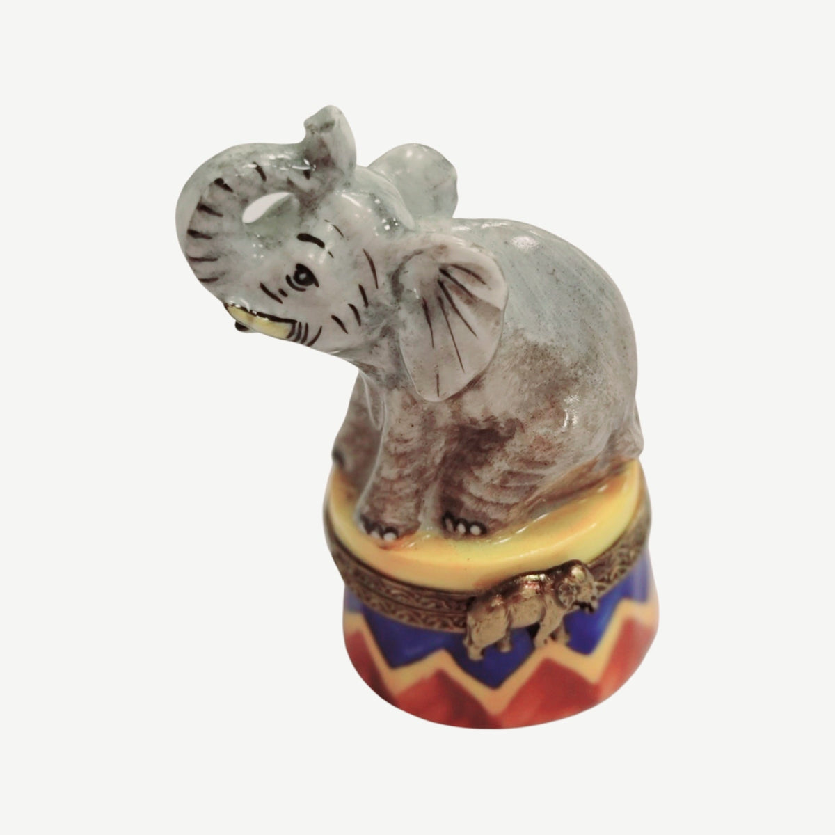 Stunning Limoges Elephant 2024 Trinket Box