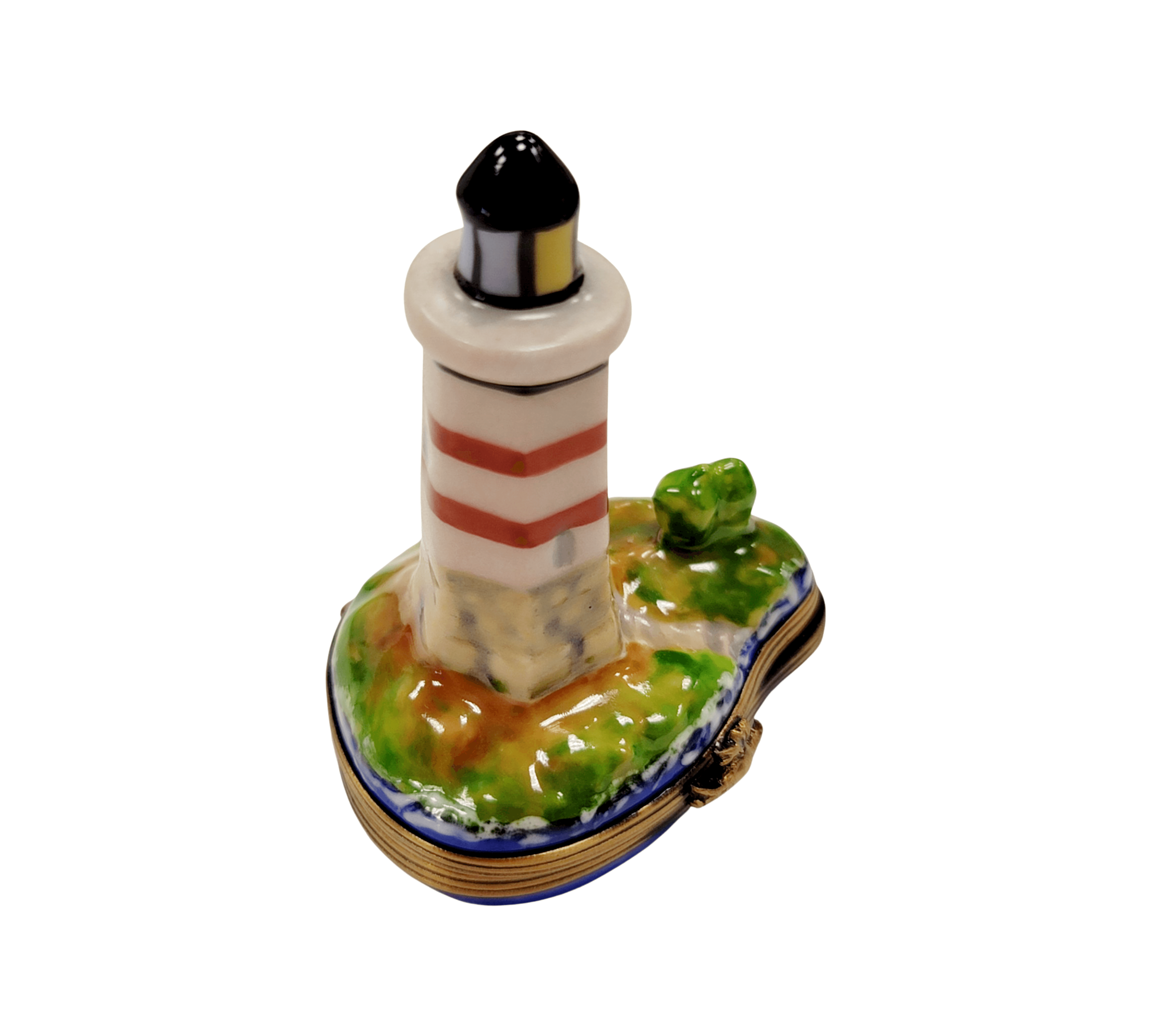 Lighthouse Boat on Ocean