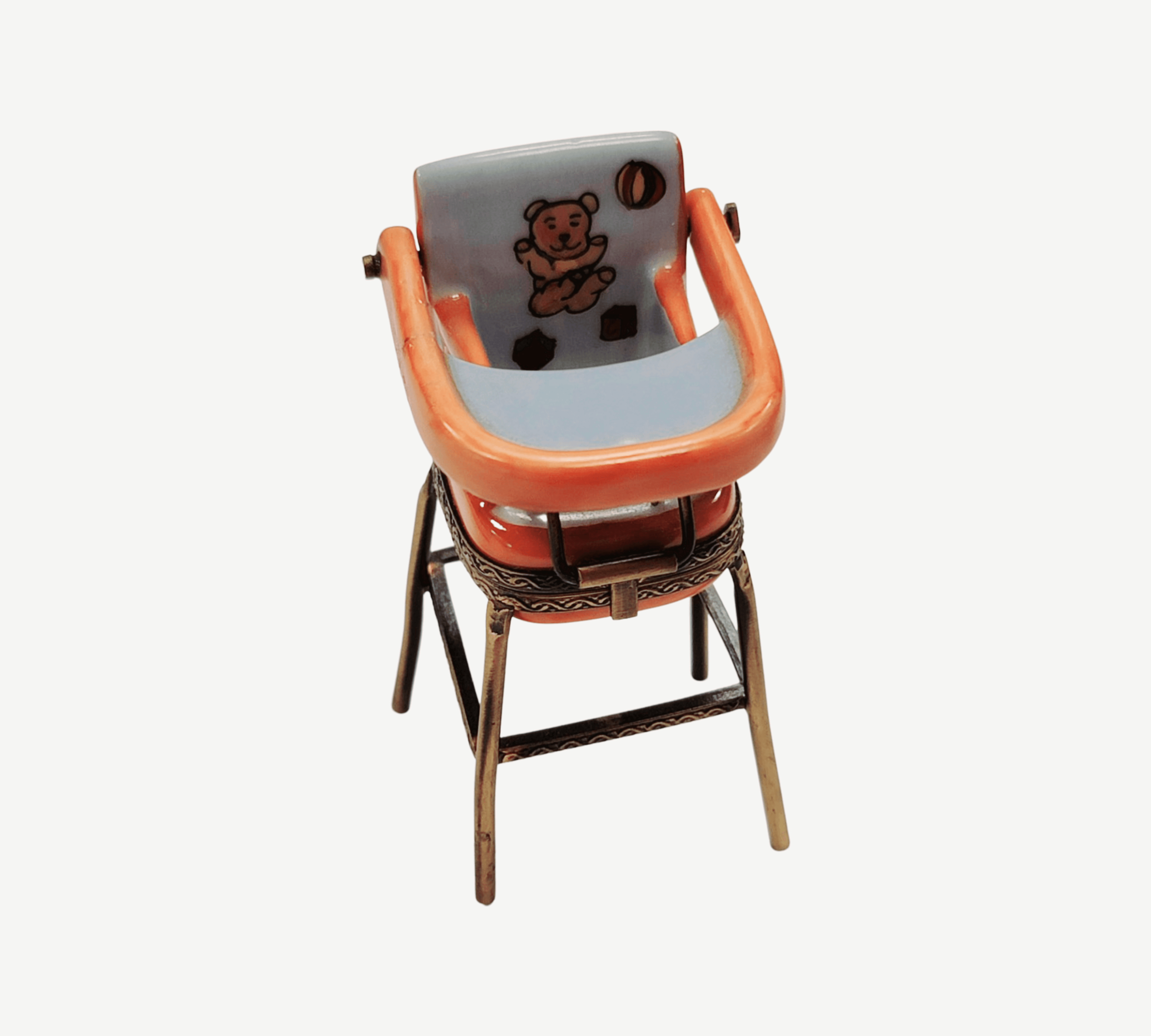 Orange Baby High Chair