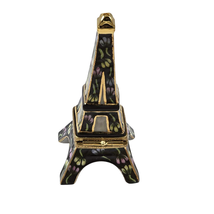 Black Eiffel Tower w Flowers