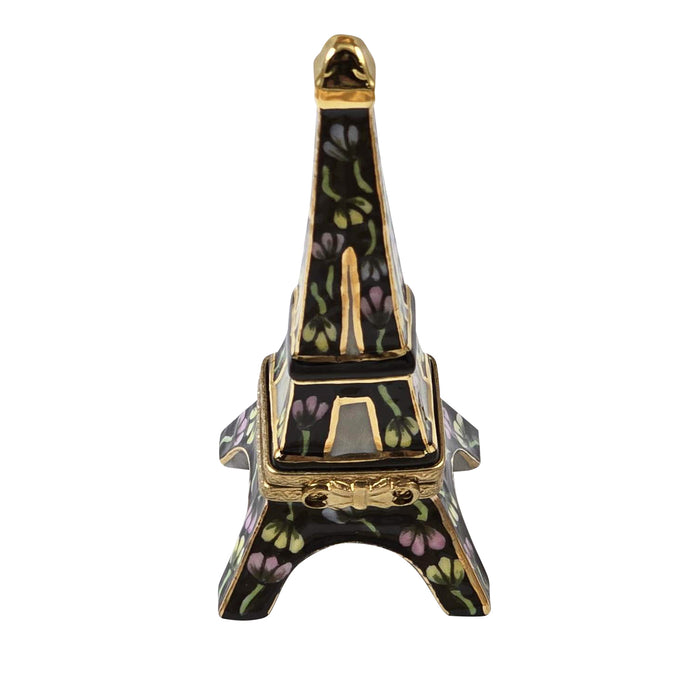 Black Eiffel Tower w Flowers