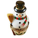 3 Stacking Snowmen Limoges Box - Limoges Box Boutique