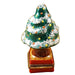 Christmas Tree with Red Base Limoges Box - Limoges Box Boutique