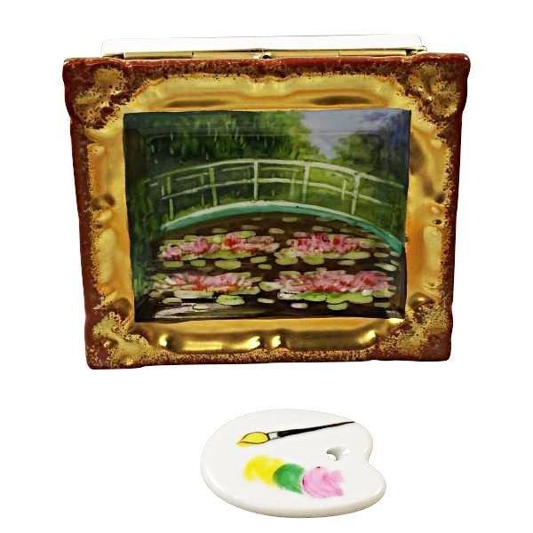 Framed Monet Japanese Footbridge with Removable Pallette