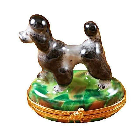Dog Limoges Boxes | Hand painted Porcelain Dog Figurines Collectibles
