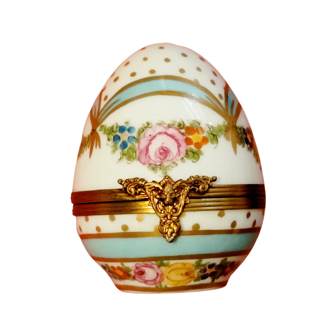 Blue Ribbon Egg F&D Limoges - Limoges Box Boutique