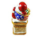 Santa on Chimney Limoges Box - Limoges Box Boutique