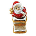 Santa on Chimney Limoges Box - Limoges Box Boutique