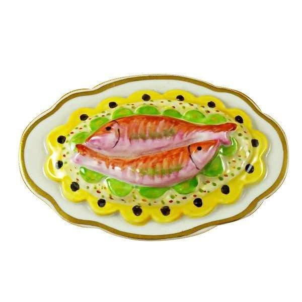 Two Salmon Limoges Box