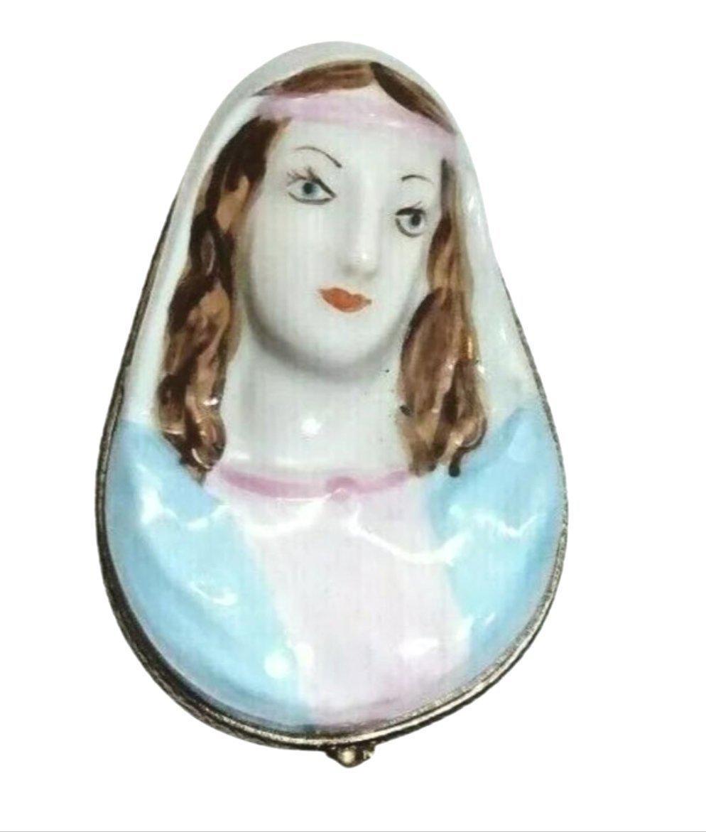 Virgin Mary Marie Jesus Limoges Box Figurine - Limoges Box Boutique