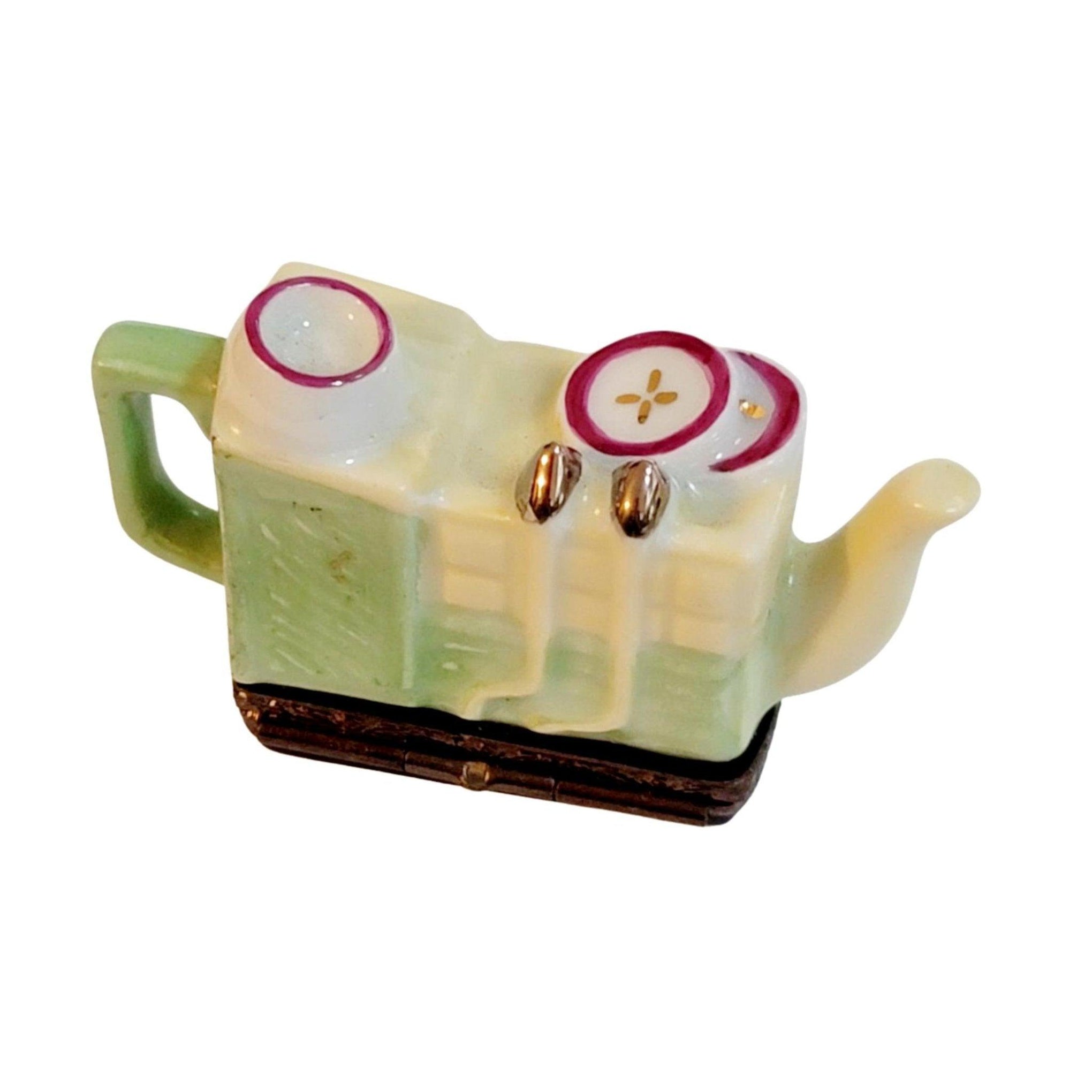 Mini Enamel Teapot Limoges Box